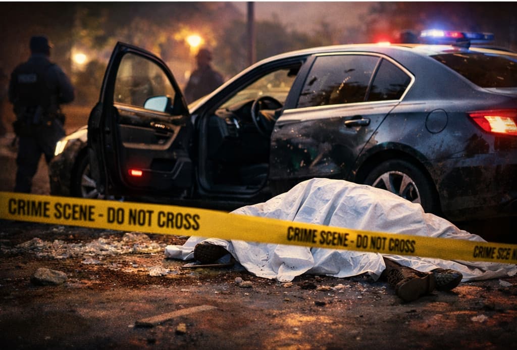 crime scene illustration showing risks of inadequate vip protection